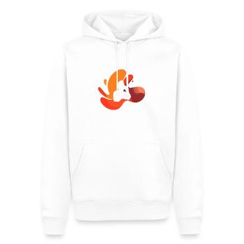 Singing Voice Tenor - Men’s Premium Organic Hoodie - white - Front - Nico (187cm)