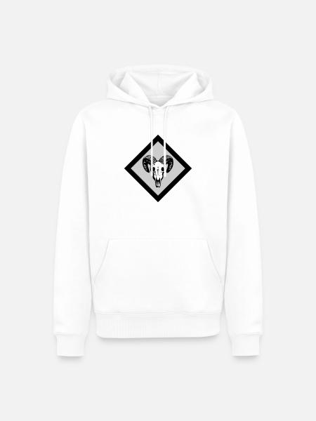 Gotland - Men’s Premium Organic Hoodie - white