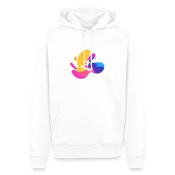 Planche de surf Surf Camp Surfer Girl - Sweat à capuche Premium bio Homme - blanc - Devant - Nico (187cm)