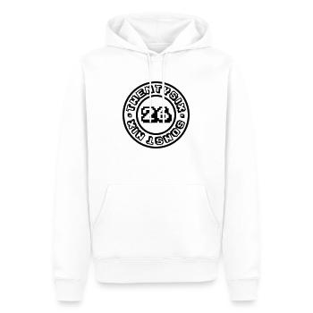 26 Rien d’autre ! - Sweat à capuche Premium bio Homme - blanc - Devant - Nico (187cm)