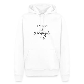 Vintage 1932 Birthday - Men’s Premium Organic Hoodie - white - Front - Nico (187cm)