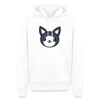 Katze Haustier Süß Niedlich Kätzchen Freundlich - Männer Premium Bio Hoodie - Weiß - Vorne - Nico (187cm)