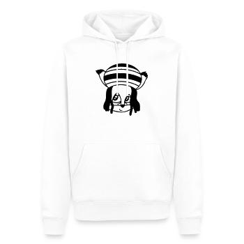 Fuchs Raggae Jamaika Hut Rasta Locken Chill Mütze - Männer Premium Bio Hoodie - Weiß - Vorne - Nico (187cm)