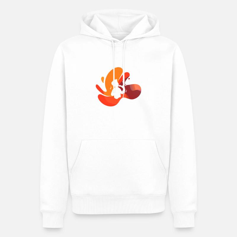 Karaoké Chant Chant - Sweat à capuche Premium bio Homme - blanc