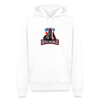 NEMA PREDAJE HRVATSKA - Männer Premium Bio Hoodie - Weiß - Vorne - Nico (187cm)
