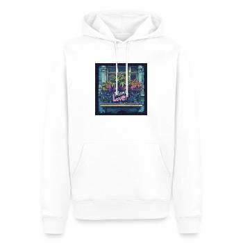 Canabis lover - Männer Premium Bio Hoodie - Weiß - Vorne - Nico (187cm)