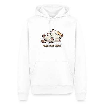 Niedliche Katze Cute Cat Feline good today - Männer Premium Bio Hoodie - Weiß - Vorne - Nico (187cm)