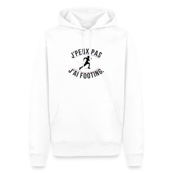 I can't I have jogging - Men’s Premium Organic Hoodie - white - Front - Nico (187cm)