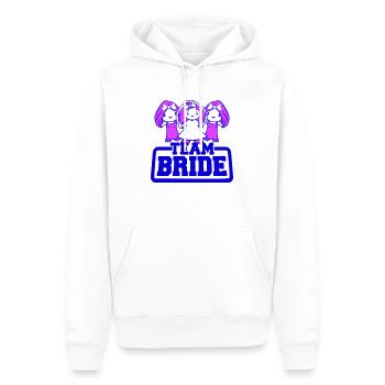 3 oiseaux poussins équipe mariée disant filles petites amies - Sweat à capuche Premium bio Homme - blanc - Devant - Nico (187cm)