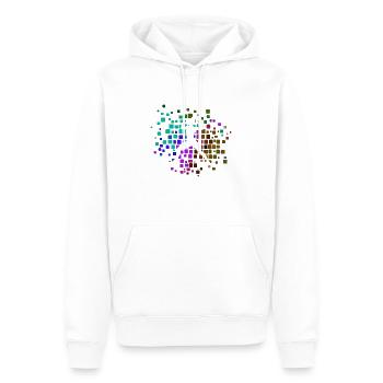 Fitness Cardio - Sweat à capuche Premium bio Homme - blanc - Devant - Nico (187cm)