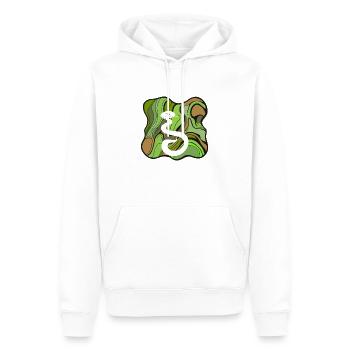 Schlangen Schlangenarten Schlangenauge - Männer Premium Bio Hoodie - Weiß - Vorne - Nico (187cm)