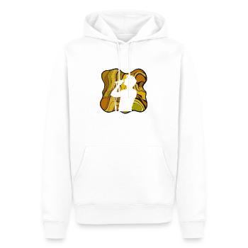 Stimme Singen Chor - Männer Premium Bio Hoodie - Weiß - Vorne - Nico (187cm)