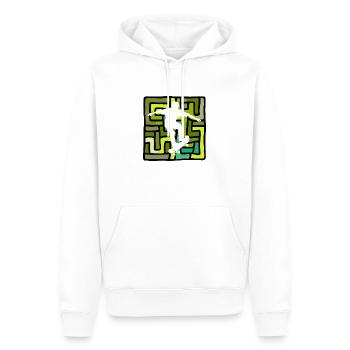 Skater Skateboard Skaten - Männer Premium Bio Hoodie - Weiß - Vorne - Nico (187cm)