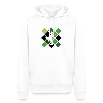 Karpfenangeln Angeln AngelnmitFreunden - Männer Premium Bio Hoodie - Weiß - Vorne - Nico (187cm)