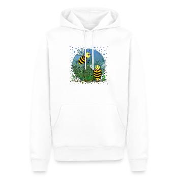 Insekten - Männer Premium Bio Hoodie - Weiß - Vorne - Nico (187cm)