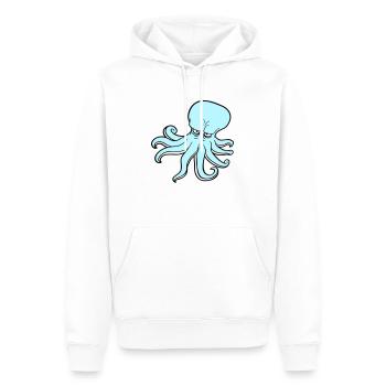 Octopus Octopus Octopus Squid Cephalopod Evil Eye - Men’s Premium Organic Hoodie - white - Front - Nico (187cm)