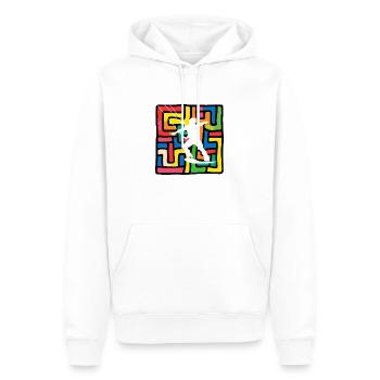 Wakeboard Wakeboarder - Sweat à capuche Premium bio Homme - blanc - Devant - Nico (187cm)