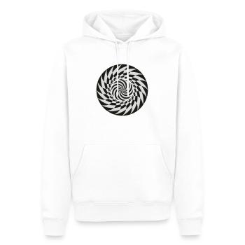 trippy - Männer Premium Bio Hoodie - Weiß - Vorne - Nico (187cm)