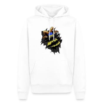 badminton badminton federballspieler - Männer Premium Bio Hoodie - Weiß - Vorne - Nico (187cm)