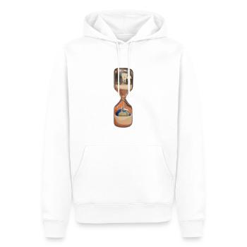 Klimawandel Rettet den Planeten Klimastreik - Männer Premium Bio Hoodie - Weiß - Vorne - Nico (187cm)