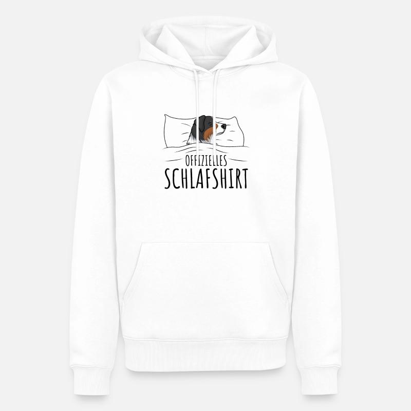 Australian Shepherd - Männer Premium Bio Hoodie - Weiß