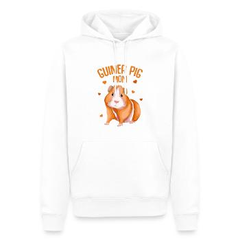 Cobaye - Sweat à capuche Premium bio Homme - blanc - Devant - Nico (187cm)