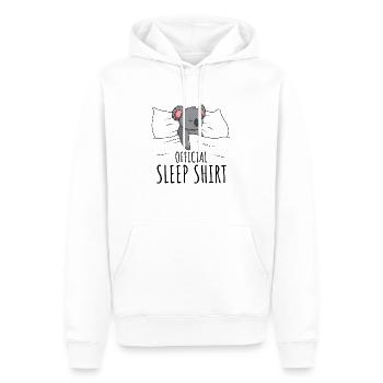 Koala - Sweat à capuche Premium bio Homme - blanc - Devant - Nico (187cm)