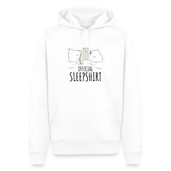 Phoque - Sweat à capuche Premium bio Homme - blanc - Devant - Nico (187cm)