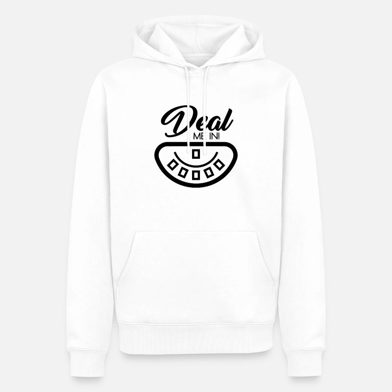 Casino - Faites-moi affaire! - Sweat à capuche Premium bio Homme - blanc