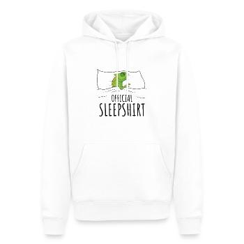Chameleon - Männer Premium Bio Hoodie - Weiß - Vorne - Nico (187cm)