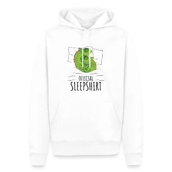 Chameleon - Männer Premium Bio Hoodie - Weiß - Vorne - Nico (187cm)