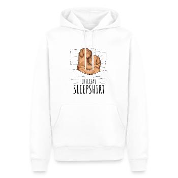 Dogue de Bordeaux Chemise de nuit Dogue - Sweat à capuche Premium bio Homme - blanc - Devant - Nico (187cm)