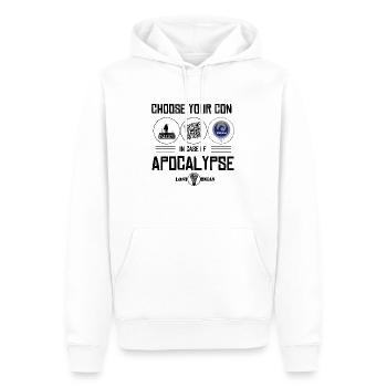 Choose Your Con - Männer Premium Bio Hoodie - Weiß - Vorne - Nico (187cm)