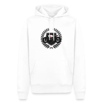 Classic Motorbike - Männer Premium Bio Hoodie - Weiß - Vorne - Nico (187cm)