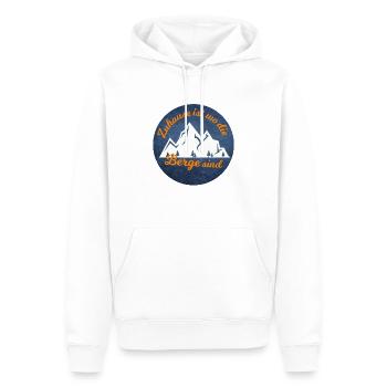 Adventure Travel Hiking Mountain - Männer Premium Bio Hoodie - Weiß - Vorne - Nico (187cm)