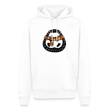 Wildtiere - Männer Premium Bio Hoodie - Weiß - Vorne - Nico (187cm)