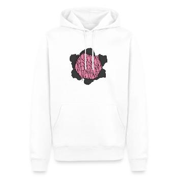 Idée présente Acrobaties aériennes blagues humour - Sweat à capuche Premium bio Homme - blanc - Devant - Nico (187cm)
