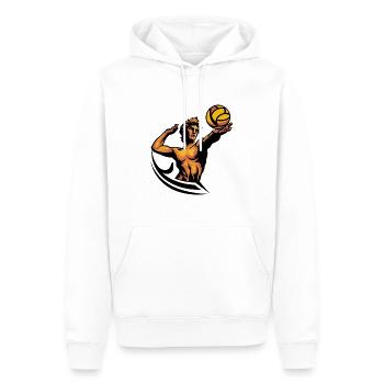 Volley-ball - Sweat à capuche Premium bio Homme - blanc - Devant - Nico (187cm)