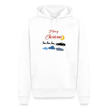 Weihnachten Auto - Männer Premium Bio Hoodie - Weiß - Vorne - Nico (187cm)