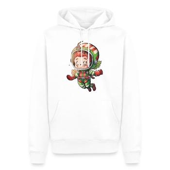 Himmelhohe Äpfel - Männer Premium Bio Hoodie - Weiß - Vorne - Nico (187cm)