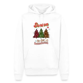Tis The Season Christmas Tree Shirt, Xmas Gift - Men’s Premium Organic Hoodie - white - Front - Nico (187cm)