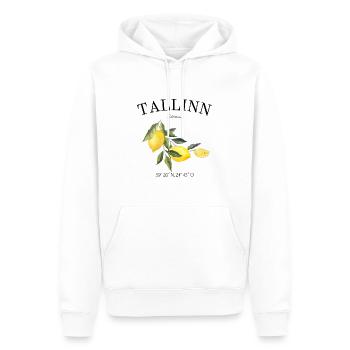 Tallinn - Estland - Estonia - Osteuropa - Geschenk - Männer Premium Bio Hoodie - Weiß - Vorne - Nico (187cm)