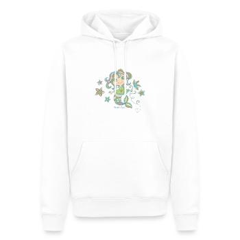 Kleine Nixe - Männer Premium Bio Hoodie - Weiß - Vorne - Nico (187cm)