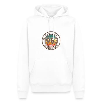 Vintage 1983 83 Anniversaire Rétro Vintage cadea - Sweat à capuche Premium bio Homme - blanc - Devant - Nico (187cm)
