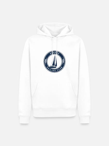 Sailing Geneva - Men’s Premium Organic Hoodie - white