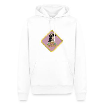 Girl power - Sweat à capuche Premium bio Homme - blanc - Devant - Nico (187cm)