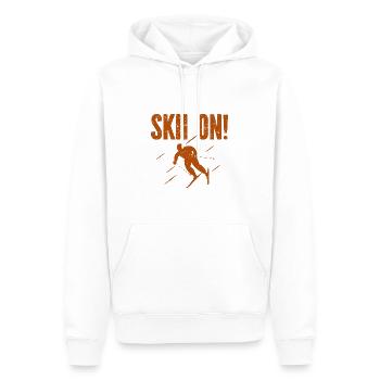 Skifahren Snowboard Berge Urlaub Schnee Freestyle - Männer Premium Bio Hoodie - Weiß - Vorne - Nico (187cm)