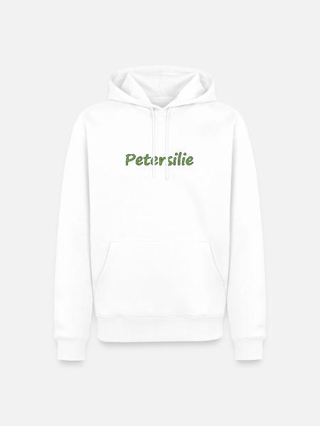 Petersilie - Männer Premium Bio Hoodie - Weiß