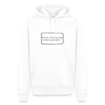 Eintausend Milliarden Tausend Häfen! Comicbuch - Männer Premium Bio Hoodie - Weiß - Vorne - Nico (187cm)