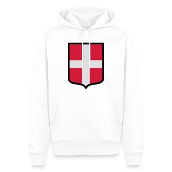Blason Savoie (K) - Sweat à capuche Premium bio Homme - blanc - Devant - Nico (187cm)